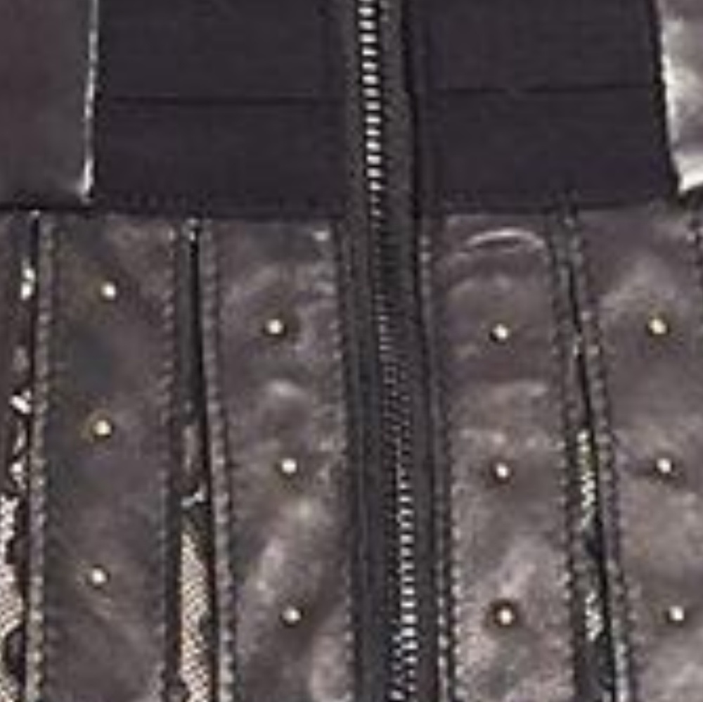 Alice & Olivia Leather & Lace - Picture 2 of 8